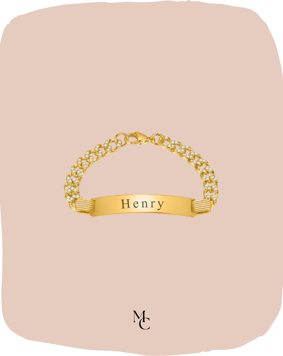 Bracelet cubain personnalisé®