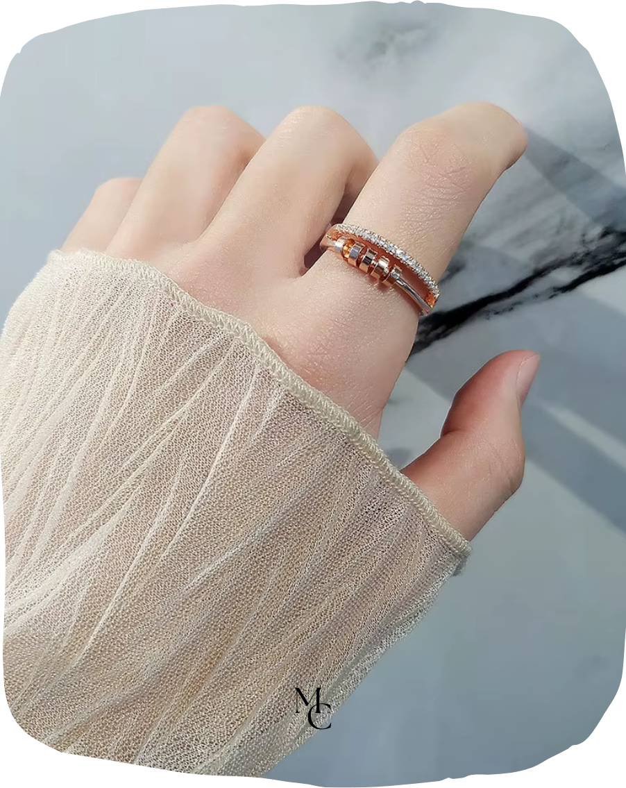 Bague réglable avec nom personnalisé®