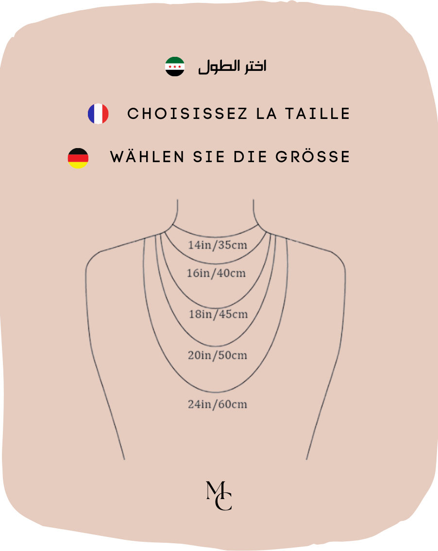 Collier calligraphie Or 18K®