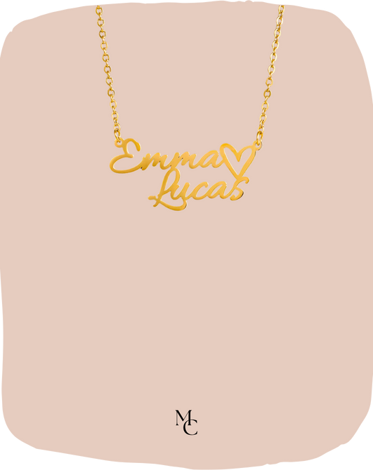 Collier personnalisé double noms®