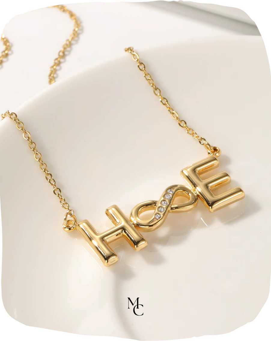 Collier lettre à bulles personnalisé®