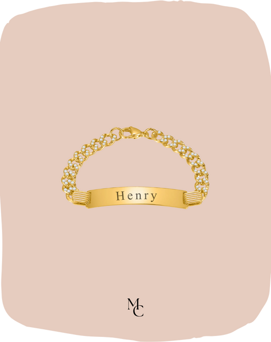 Bracelet cubain personnalisé®