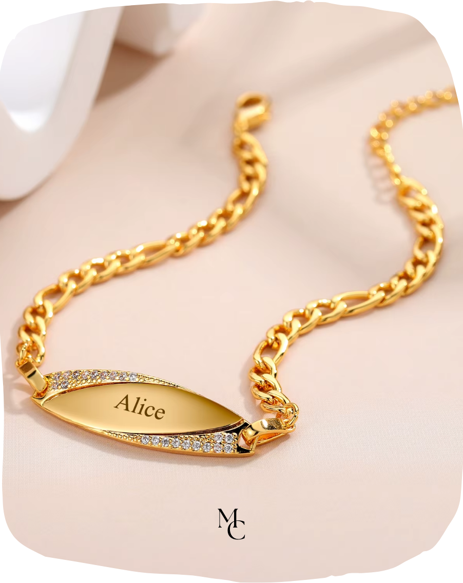 Collier ovale personnalisé®