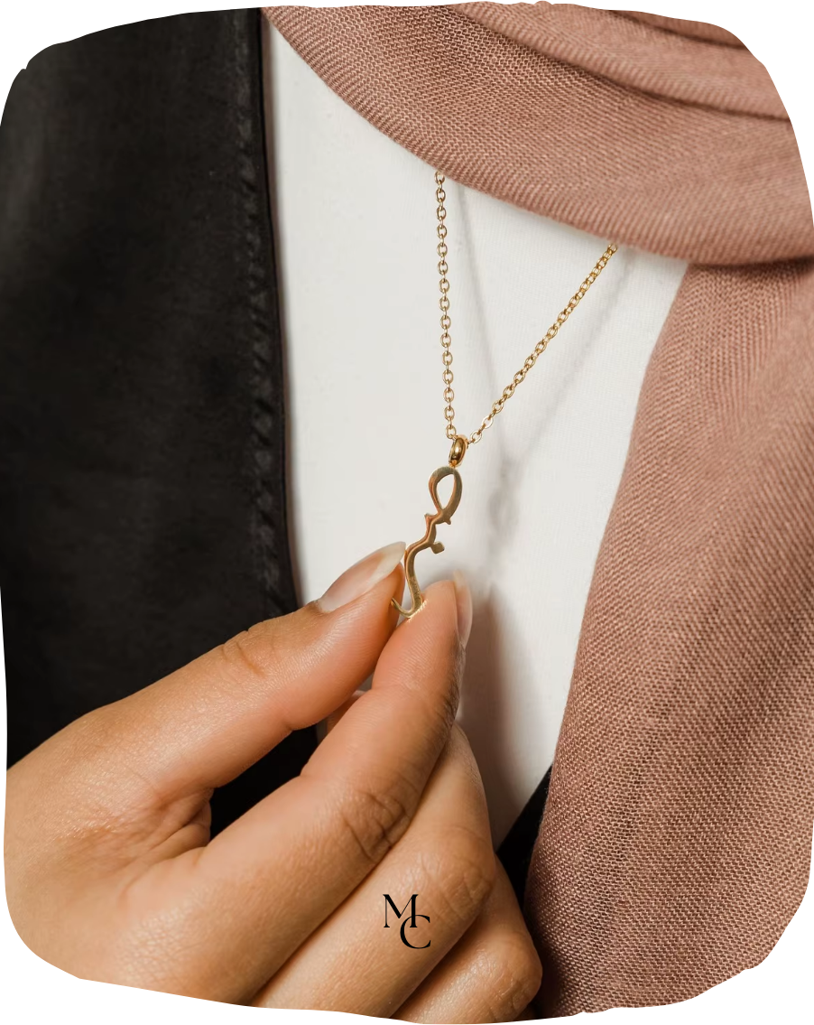 Collier calligraphie personnalisé®